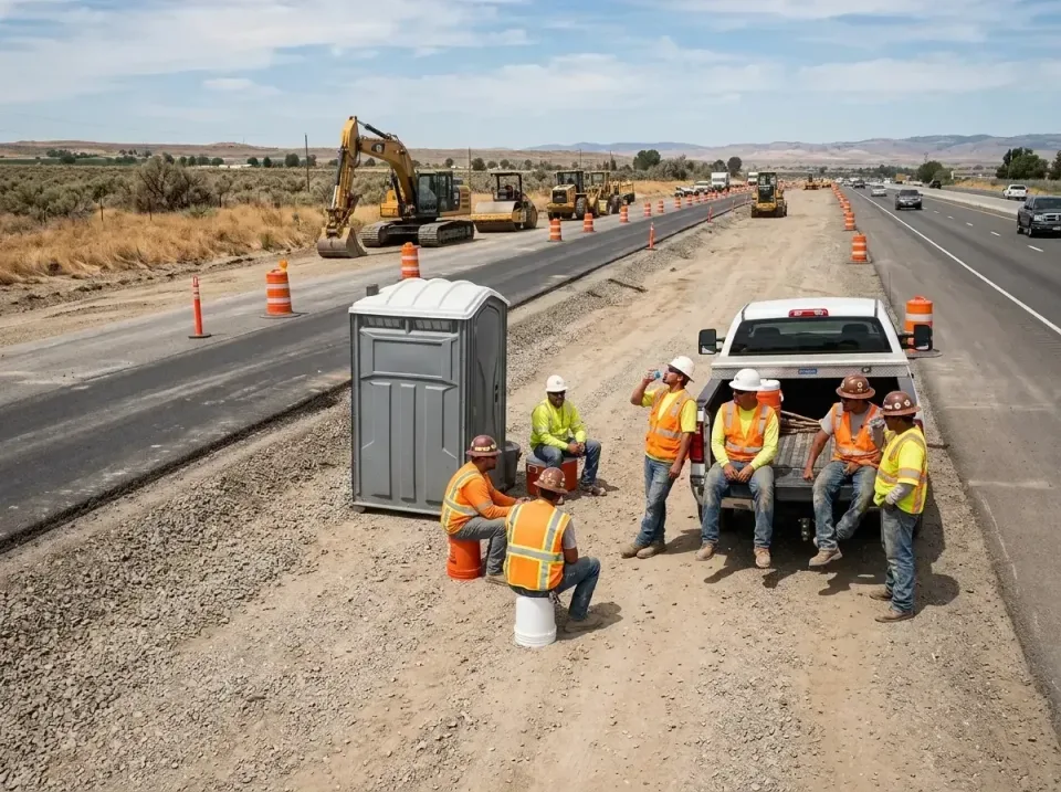 highway-road-construction-crew-007 — frequently asked questions, Porta Potty and Restroom Rentals in Piqua, OH